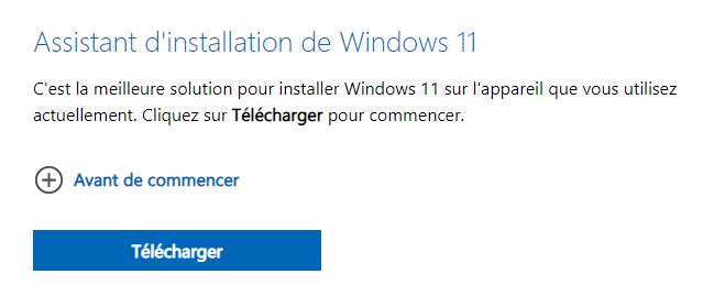 Télécharger le fichier ISO de Windows 11