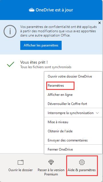 Désinstaller OneDrive