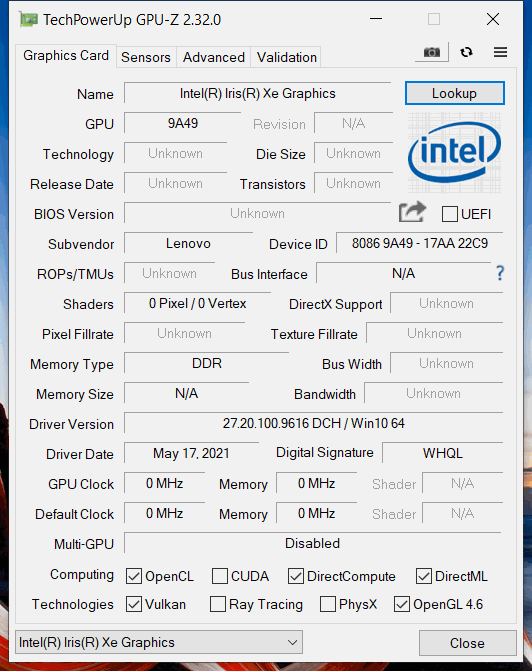 Intel Core i7-1260P 