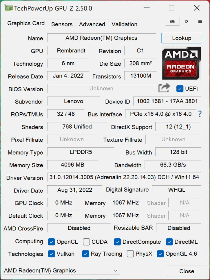 Intel Core i7-1250U 